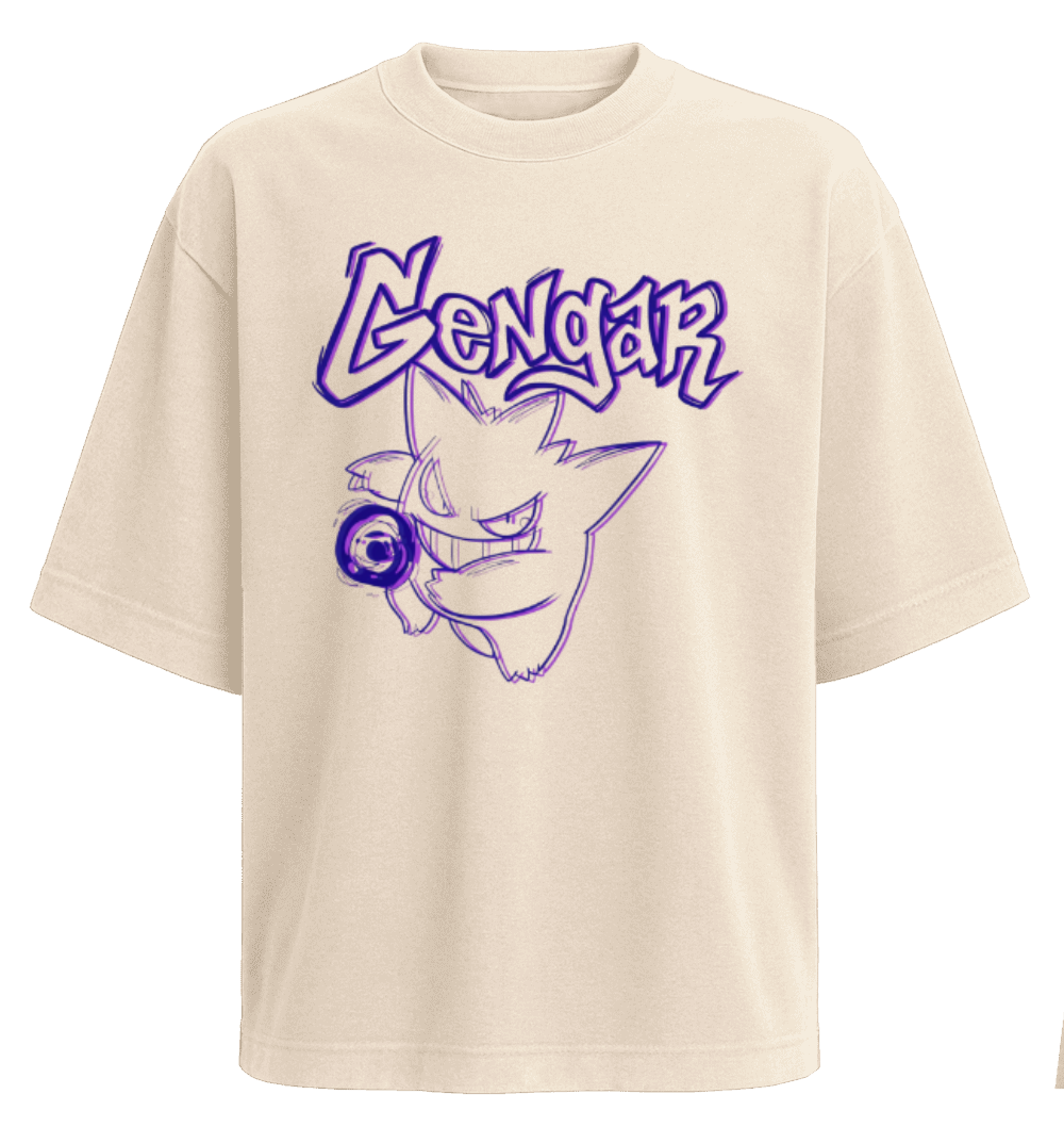 Polera Oversize - Gengar